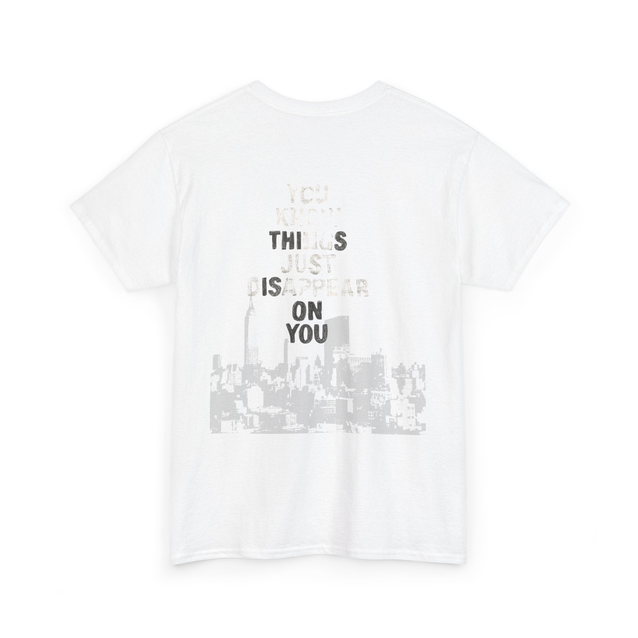 Retro Portrait Tee — Purple Graffiti Face with 'This Is On You' Backprint