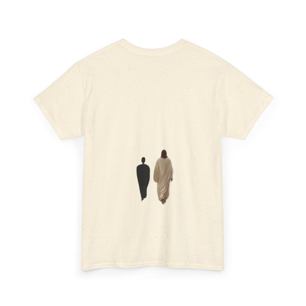 God's Plan Tee — Inspirational Christian Graphic T‑Shirt with Cross & Walk Design