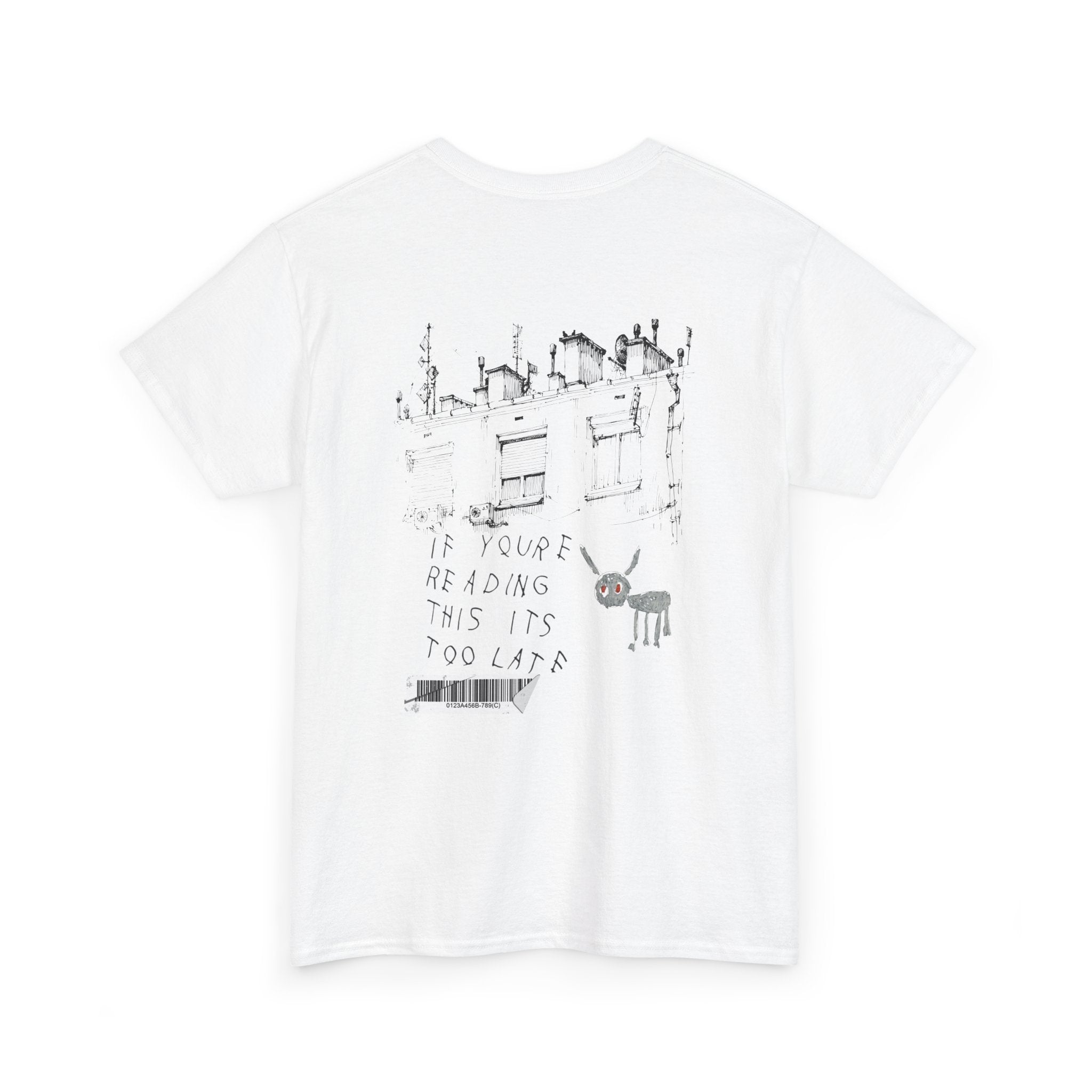 Music Artist Graphic Tee — Retro Microphone & 'DRAKE' Text Design