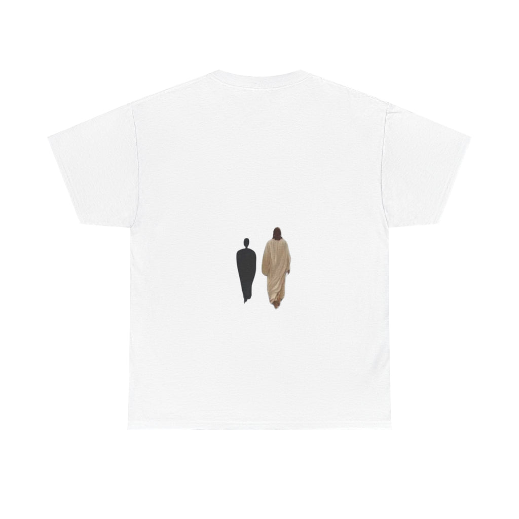 God's Plan Tee — Inspirational Christian Graphic T‑Shirt with Cross & Walk Design