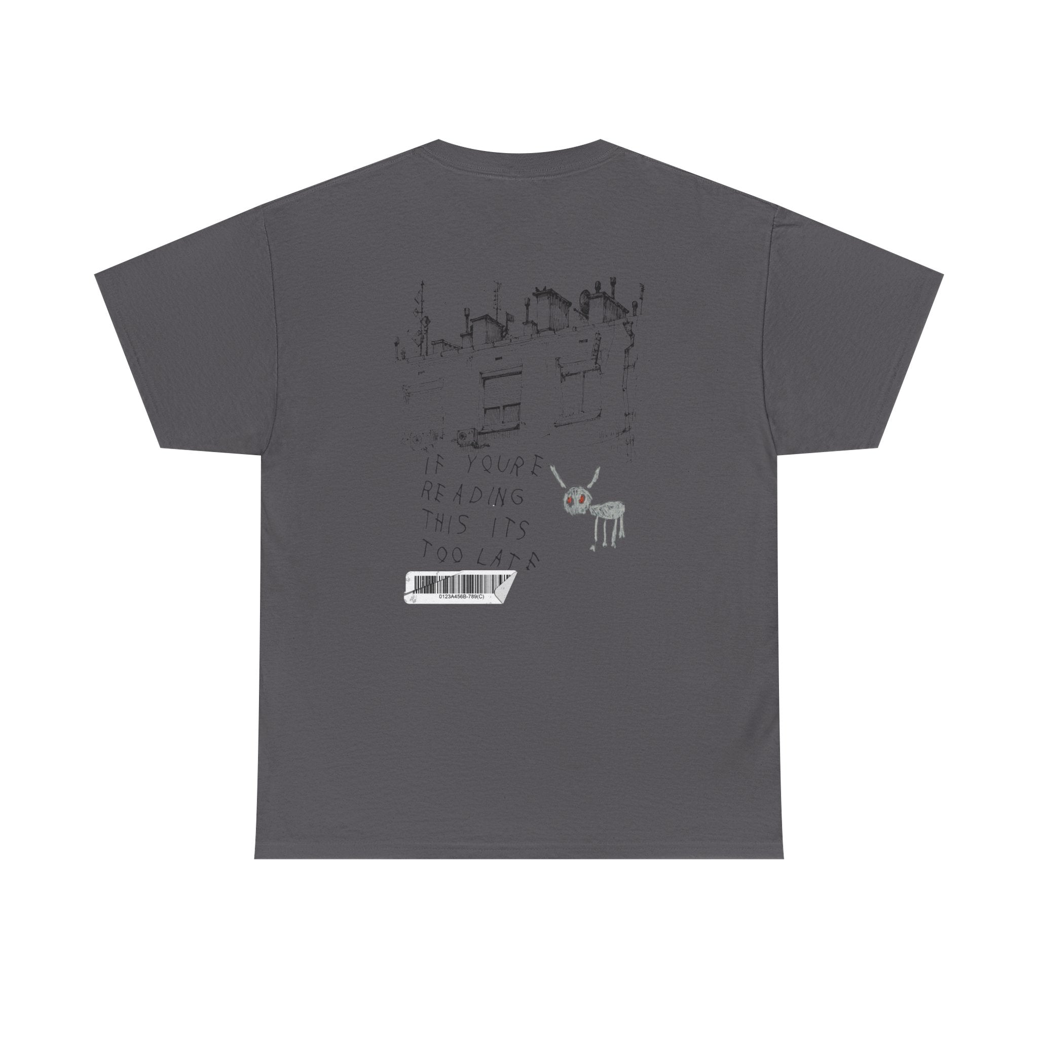 Music Artist Graphic Tee — Retro Microphone & 'DRAKE' Text Design