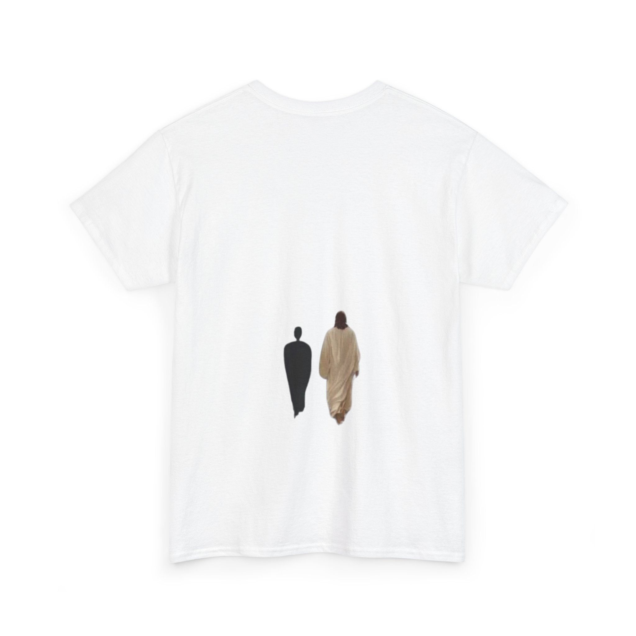 God's Plan Tee — Inspirational Christian Graphic T‑Shirt with Cross & Walk Design