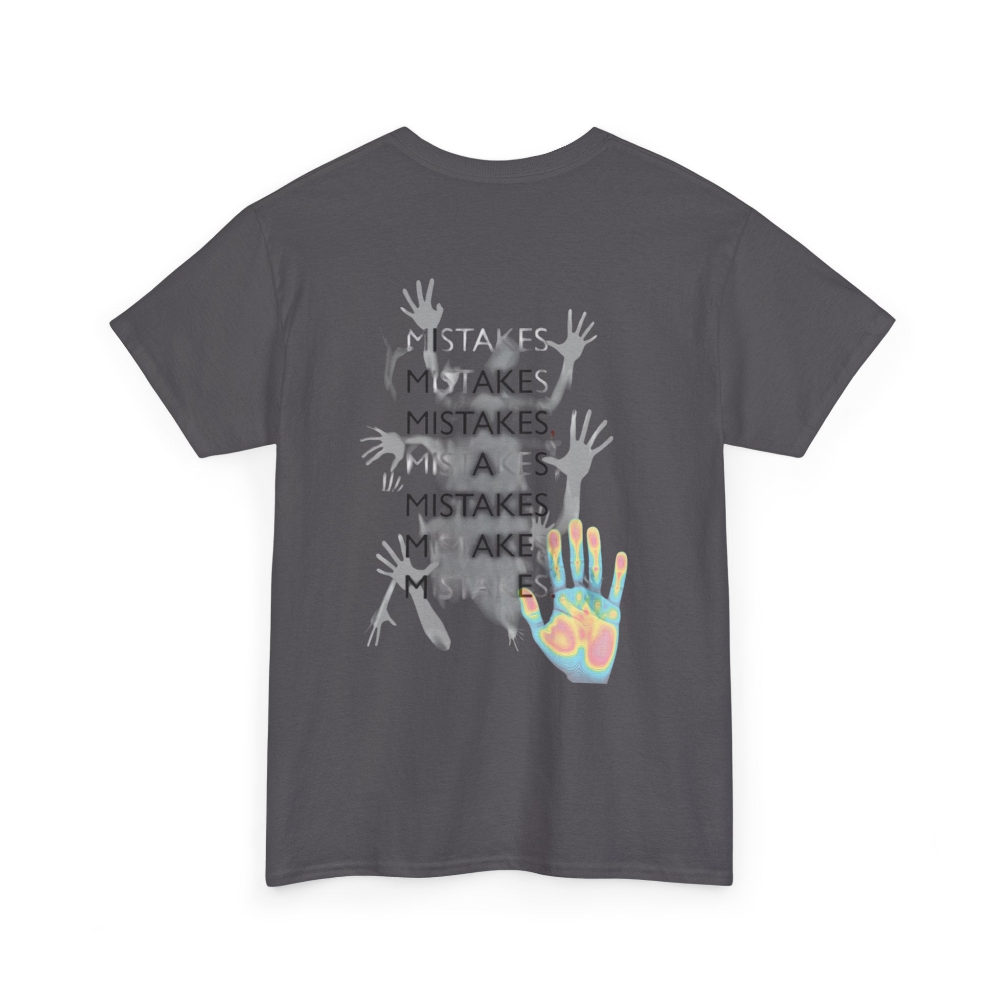T-Shirt — Positive Message Graphic Tee ("Make Mistakes")