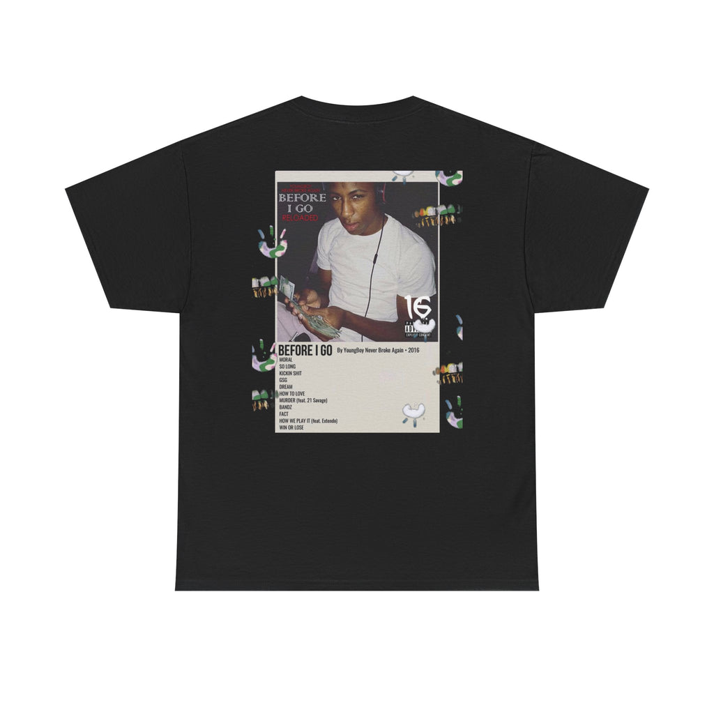 Graphic Tee — 'Young, Broke, Again' Collage Design