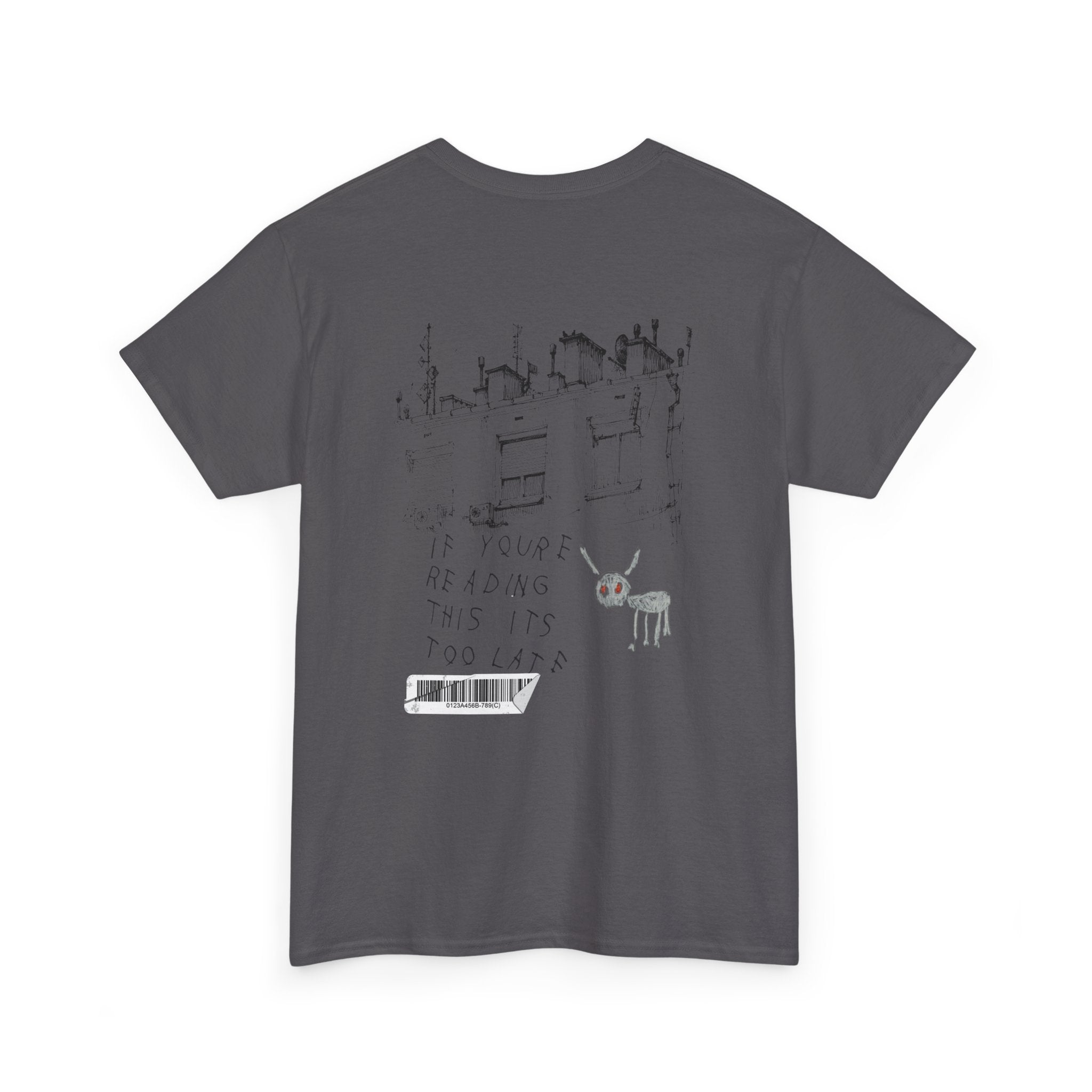 Music Artist Graphic Tee — Retro Microphone & 'DRAKE' Text Design