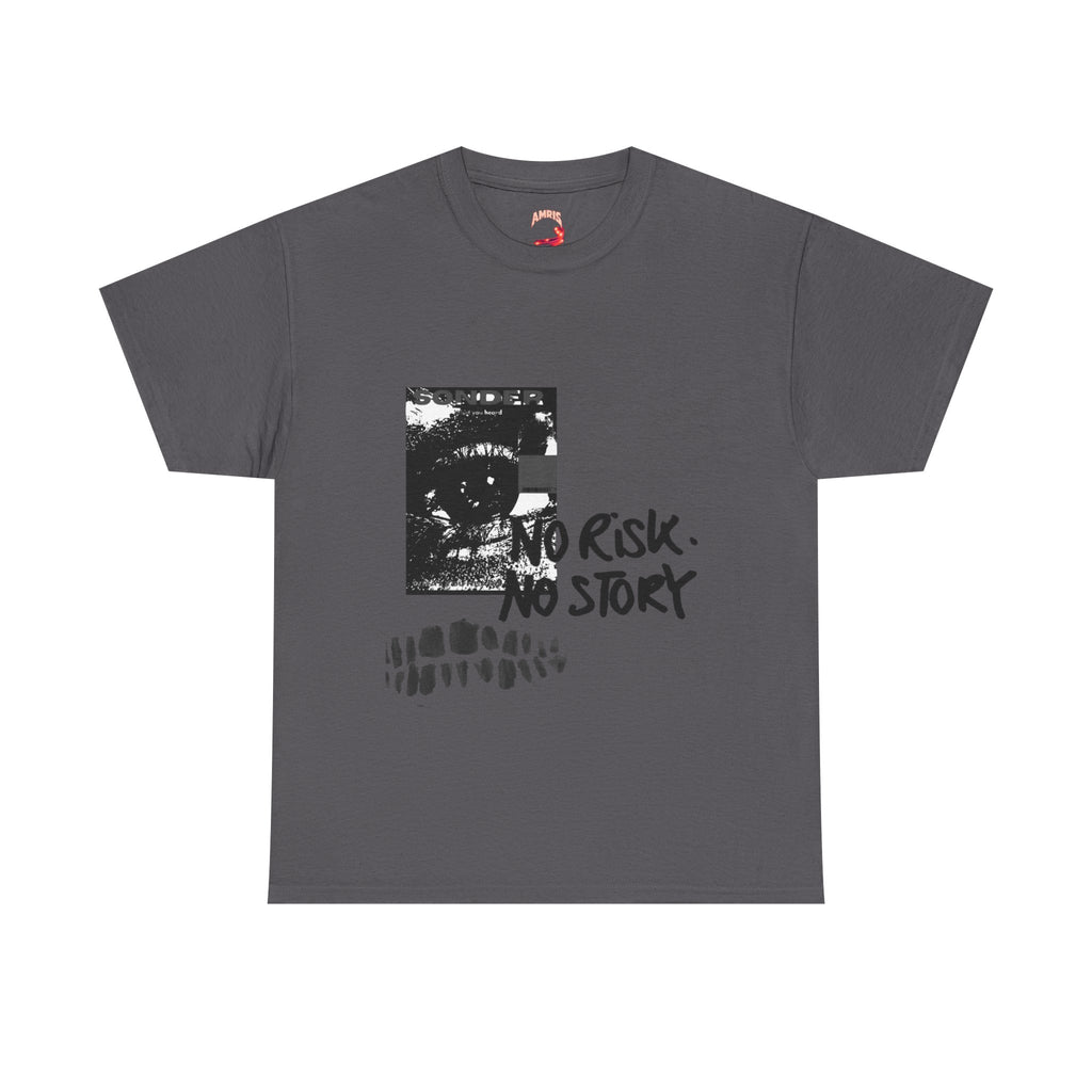 No Risk No Story Tee — Graphic Motivational Cotton T-Shirt