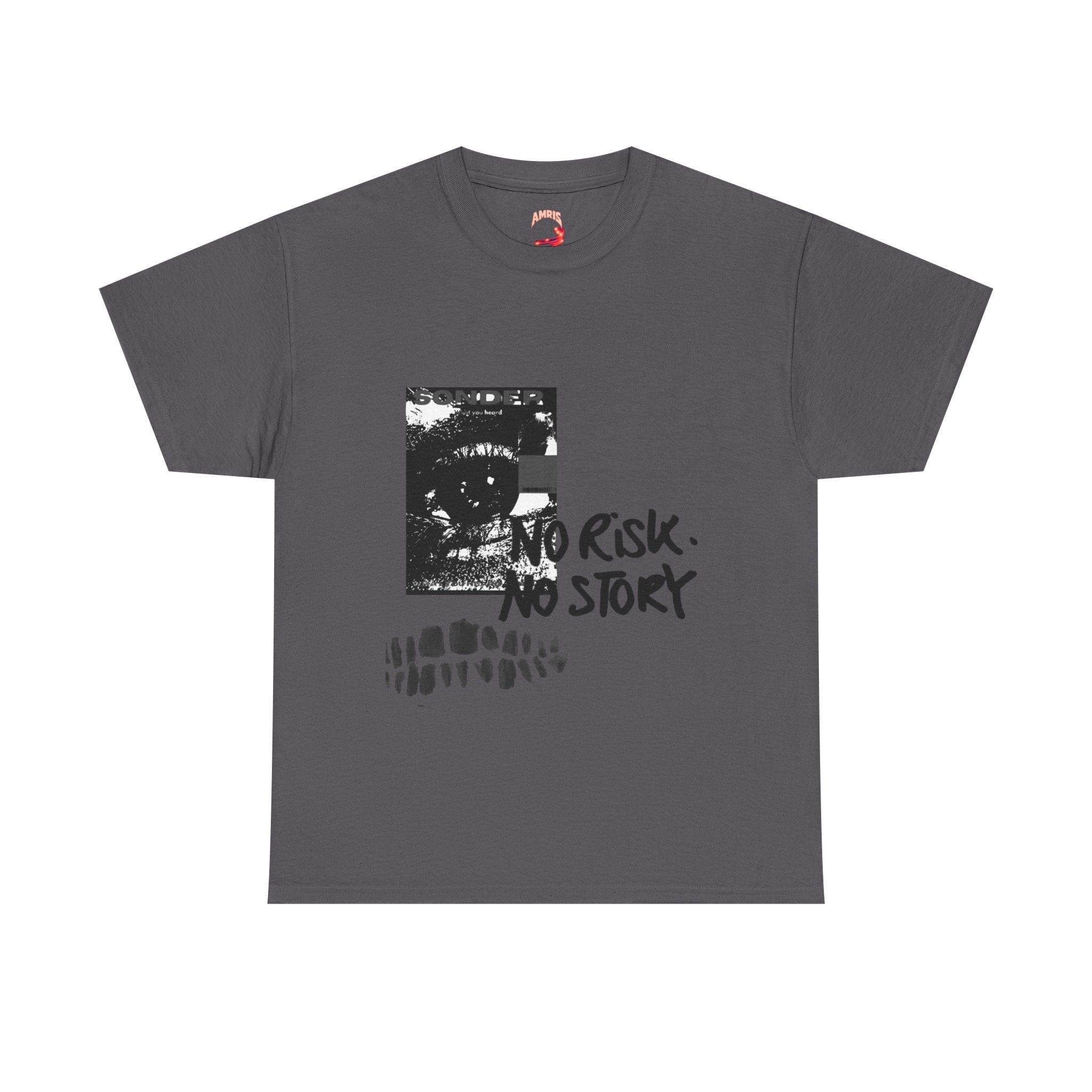 No Risk No Story Tee — Graphic Motivational Cotton T-Shirt