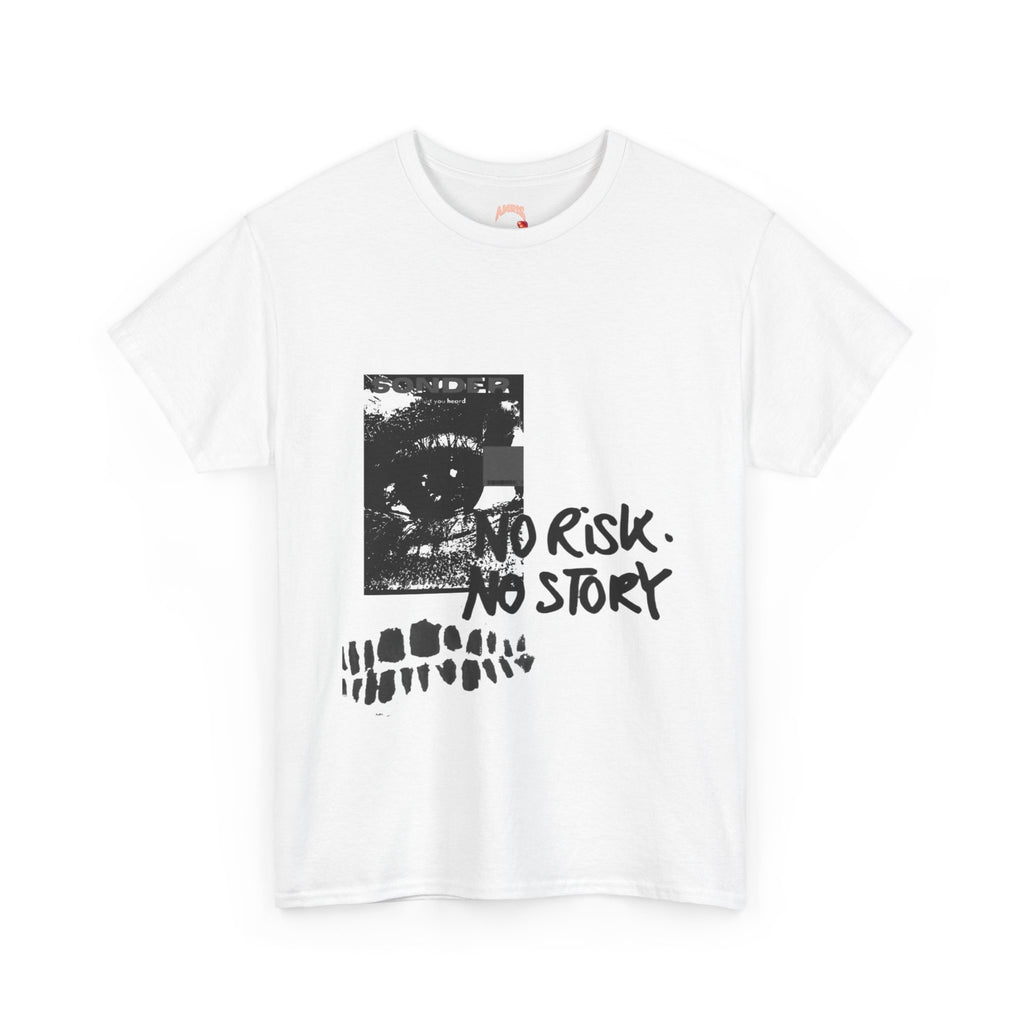 No Risk No Story Tee — Graphic Motivational Cotton T-Shirt