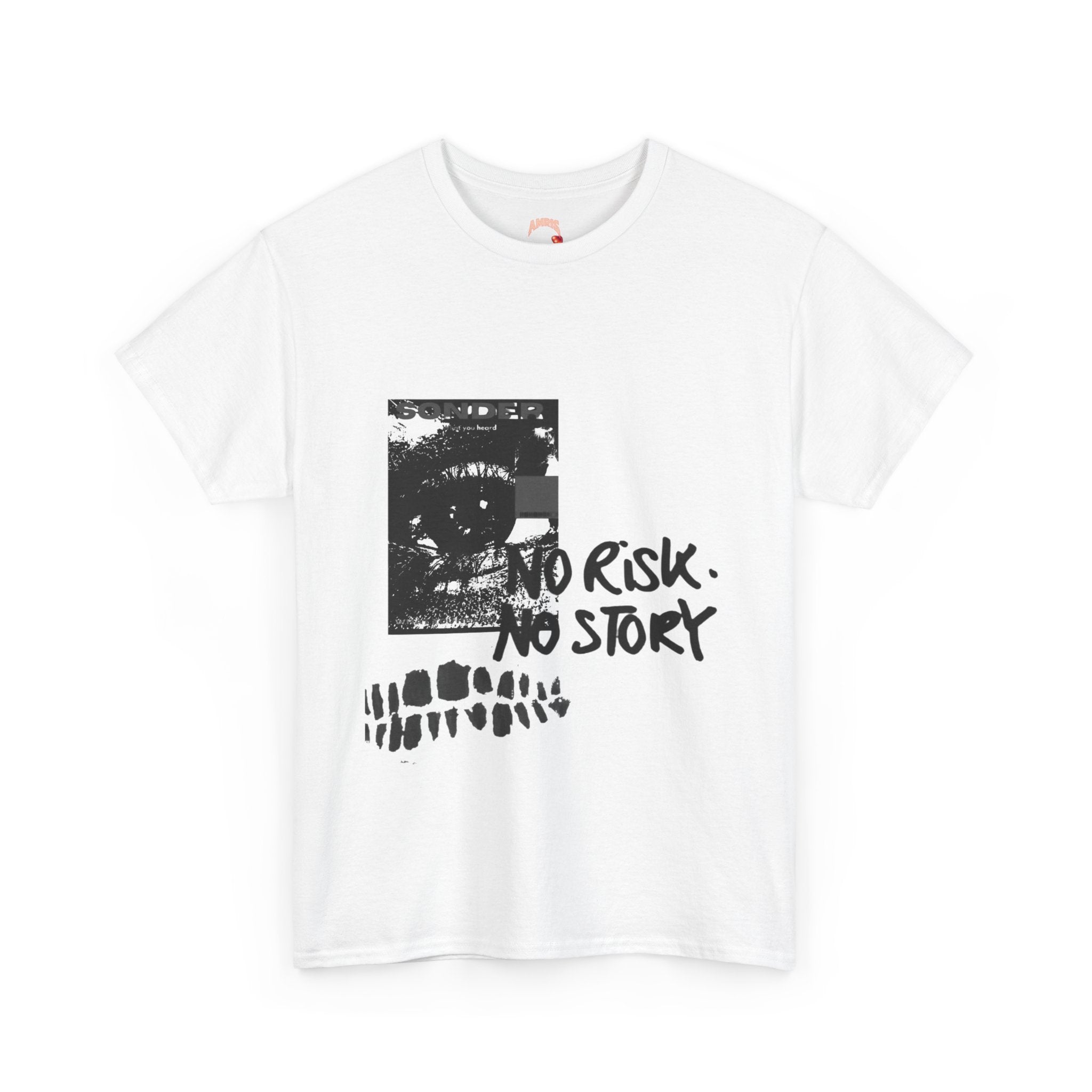 No Risk No Story Tee — Graphic Motivational Cotton T-Shirt