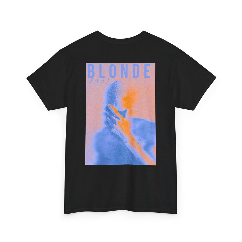 Kanye Silhouette Rapper Graphic T-Shirt — Pink Accent Microphone Design