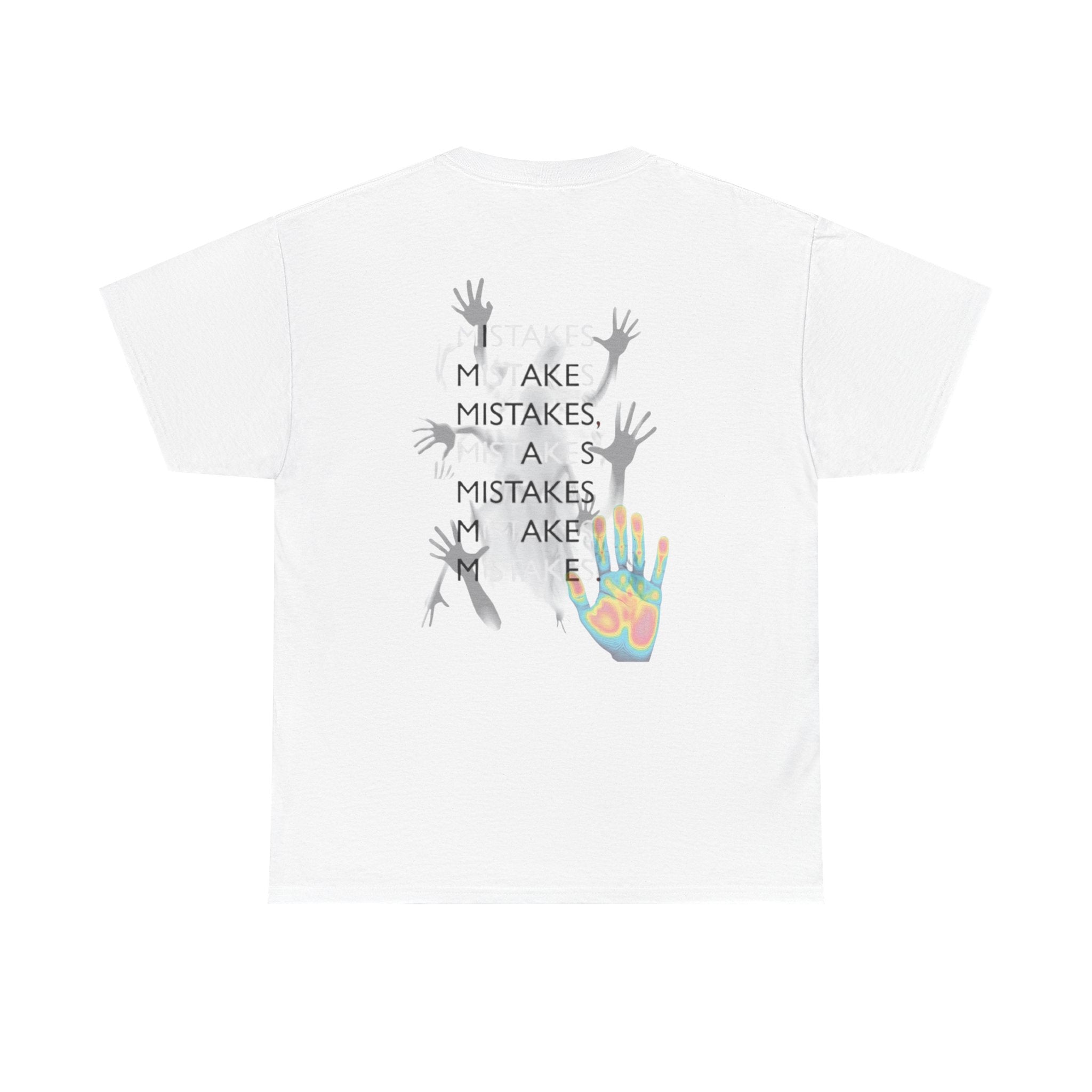 T-Shirt — Positive Message Graphic Tee ("Make Mistakes")