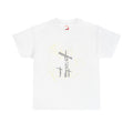 Religious Jesus Crucifixion Tee — "I Pray, I Serve, It Makes The Difference" Christian T-Shirt