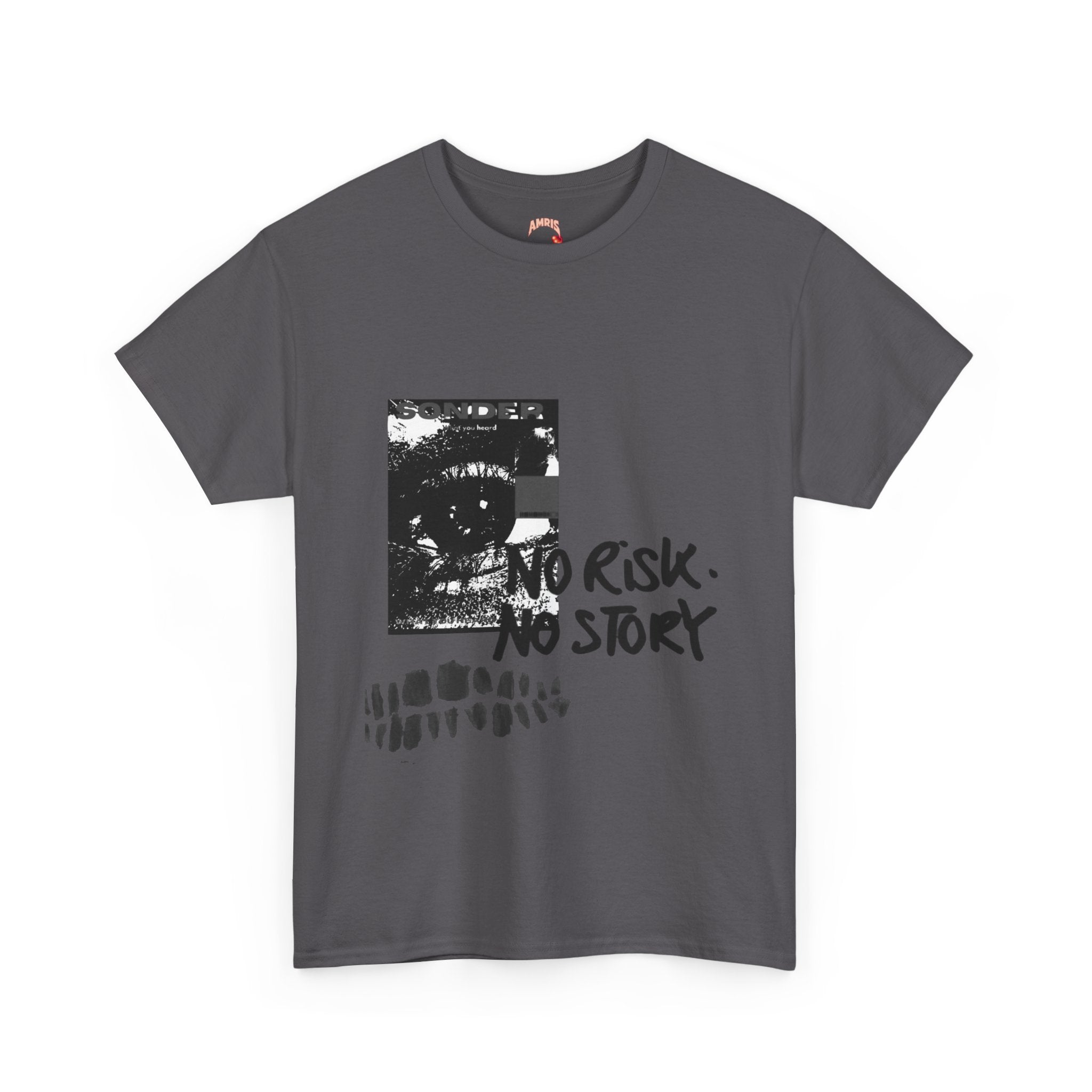 No Risk No Story Tee — Graphic Motivational Cotton T-Shirt