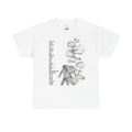 Graphic Tee — Psychedelic Human Silhouette with 'AMRIG' Text